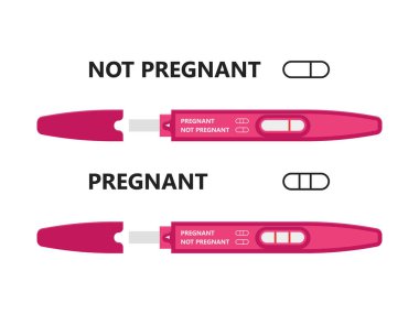 Hamilelik Test Vektörü Simgesi