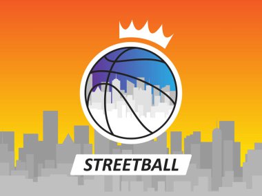 Basketbol Logo simge tasarlamak vektör