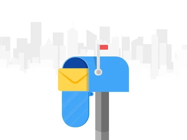 Mailbox Mail Icon Vektor — Stockvektor