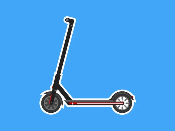 Electric Scooter Ikon Illustration Vektor — Stock vektor
