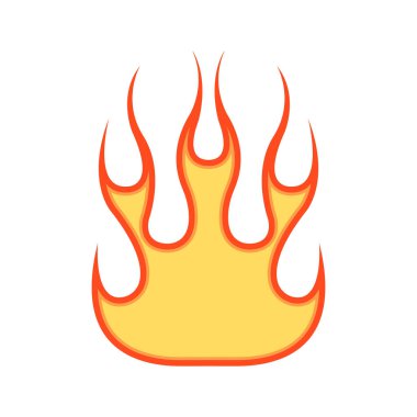 Ateş Alev Kabile Simge Vektör