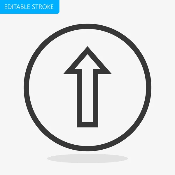 Street Sign Icon Editable Stroke Pixel Perfect Vector — Stock Vector