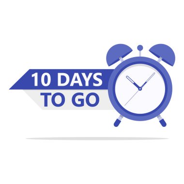 Saat Simgesi gitmek için 10 gün