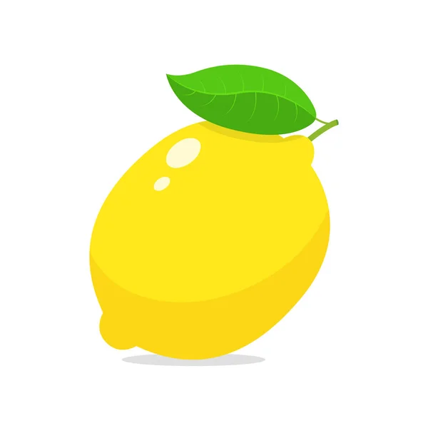 Frutti Freschi Limone Raccolta Illustrazioni Vettoriali — Vettoriale Stock