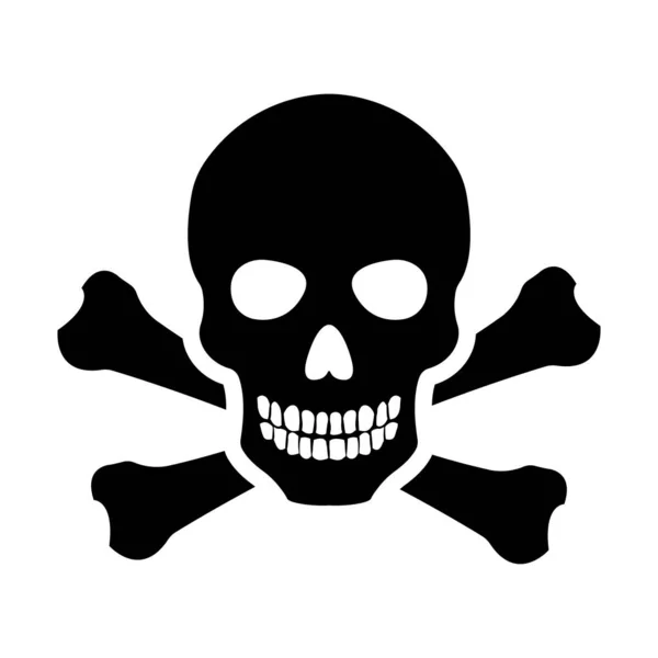 Skull Death Icon Illustration Vector — Stock Vector