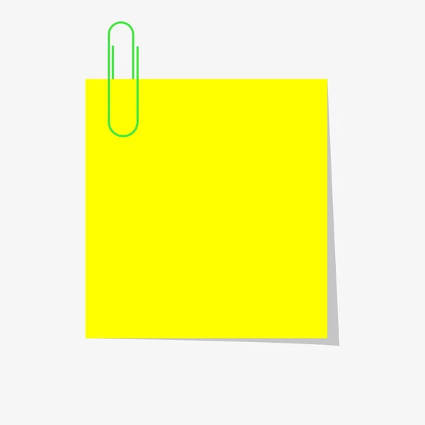 Sticky Note Papier Illustration Vecteur — Image vectorielle