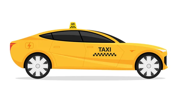 Taxitjänst Illustration Vector — Stock vektor