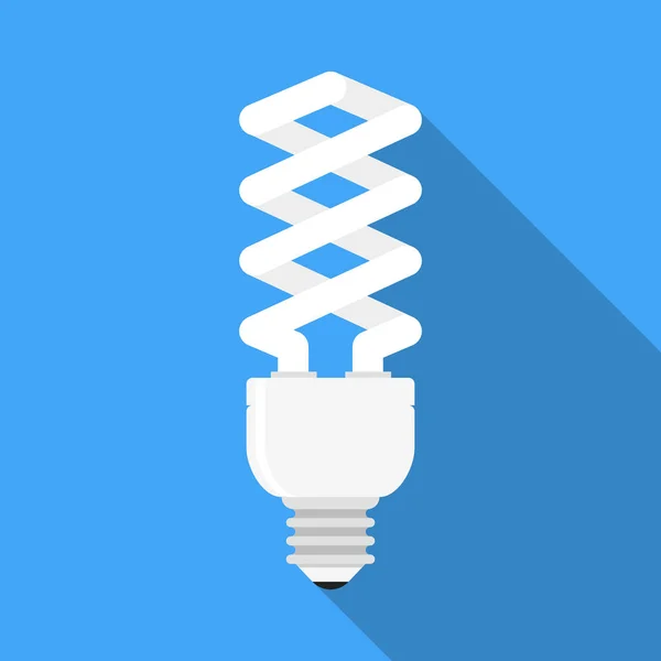 Eco Ampoule Icône Illustration Vectoriel — Image vectorielle