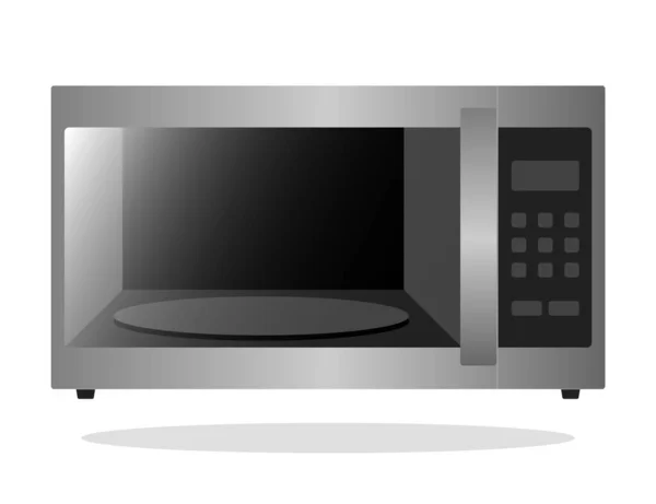 Modern Microwave Illustration Vector Icon — Stock Vector