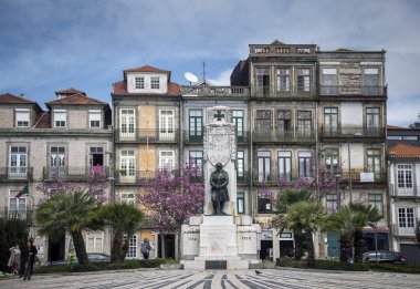 Praça carlos alberto Meydanı eski şehir merkezi porto Portekiz