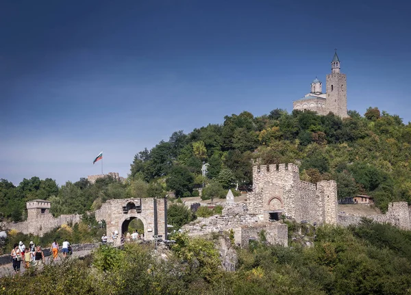 Tsarevets Castle Fortress Famous Landmark View Veliko Tarnovo Bulgaria — Stock Photo, Image