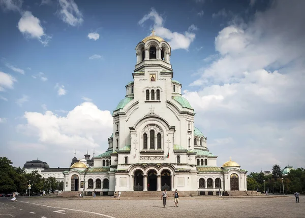 Saint Alexander Nevsky Eastern Orthodox Cathedral Landmark Central Downtown Sofia — Stock Photo, Image