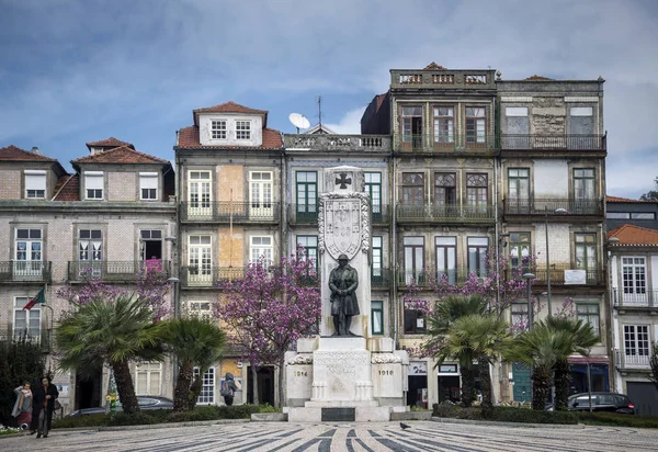 Praca Carlos Alberto Plaza Casco Antiguo Centro Porto Portugal — Foto de Stock