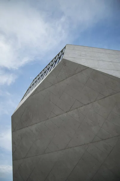 Casa Música Sala Concertos Marco Arquitectura Moderna Detalhe Porto Portugal — Fotografia de Stock