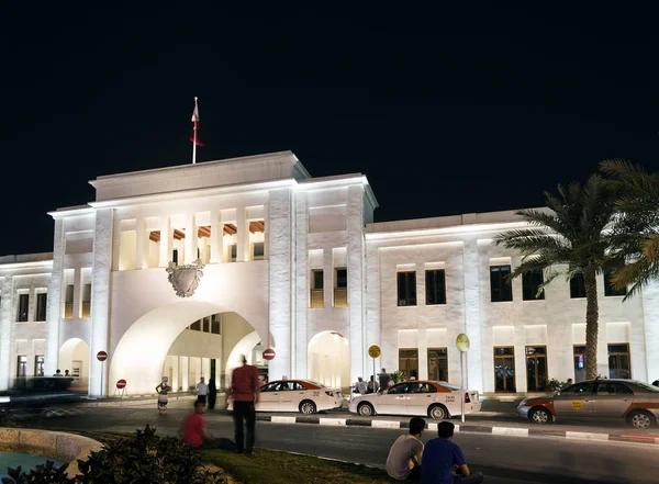 Berömda Bab Bahrain Fyrkantig Landmark Centrala Manama Gamla Stad Natten — Stockfoto