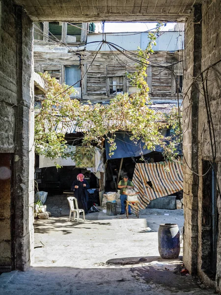 Street View Central Old Aleppo City Syria — Stock Photo, Image