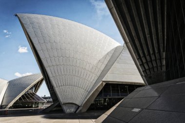 ünlü sydney Simgesel Yapı opera binası görünümünde Avustralya güneşli