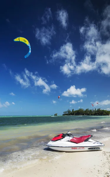 Skuter Plaży Egzotycznych Azjatyckich Tropikalnym Raju Boracay Island Filipiny — Zdjęcie stockowe