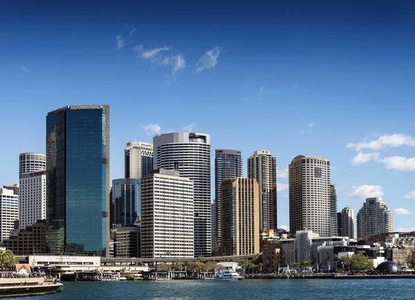 Sydney Central Cbd Banchina Circolare Skyline Urbano Australia Nella Giornata — Foto Stock