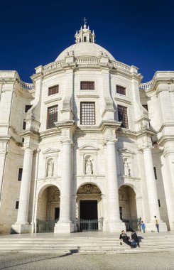 panteao nacional pantheon ünlü Lizbon Portekiz'deki eski katedral kilise