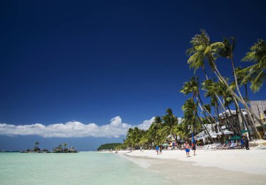 Boracay Adası tropik sahil plaj manzara Filipinler