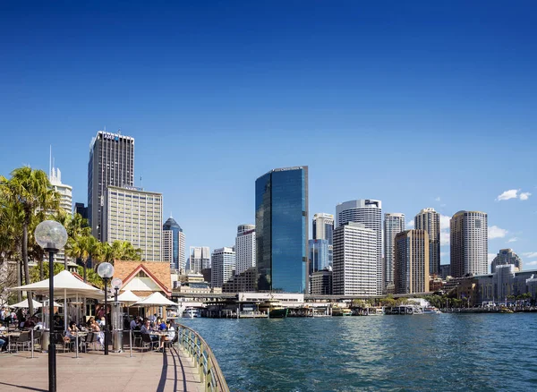 Sydney Zona Centrale Cbd Skyline Banchina Circolare Australia Dal Lungomare — Foto Stock