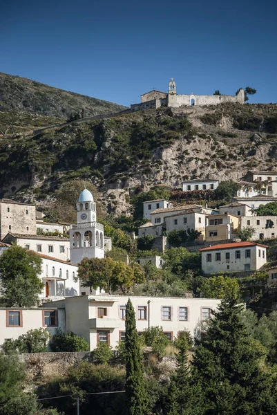 Dhermi Village Albanais Traditionnel Vue Dans Sud Albania — Photo