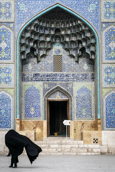 Sławny Meczetu Shah Środek Jahan Square Iranie Miasto Isfahan — Zdjęcie stockowe