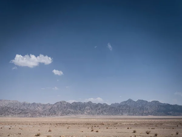 Vista Del Paisaje Del Desierto Seco Cerca Yazd Sur Irán — Foto de Stock