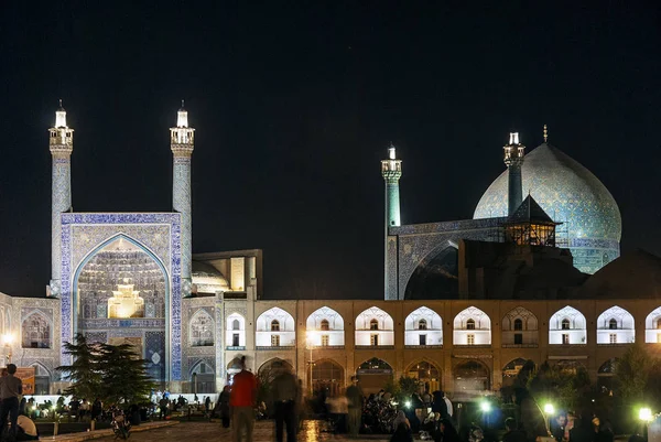 Şah Camii Ünlü Dönüm Noktası Nakş Cihan Meydanı Isfahan Şehir — Stok fotoğraf