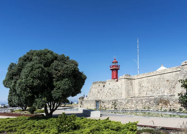 Fortaleza Faro Santa Catarina Figueira Foz Portugal —  Fotos de Stock