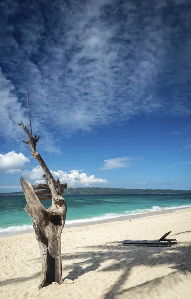 Tropik Cennet Boracay Adası Filipinler Ünlü Puka Plaj Manzarası — Stok fotoğraf