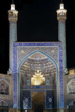 isfahan şehirde şah camii ünlü dönüm noktası İran