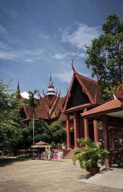 phnom penh şehir kamboçya ulusal müze dönüm noktası bina dış