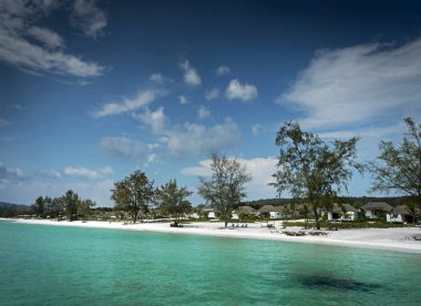 sihanoukville kamboçya co yakın koh rong adada cennet plaj