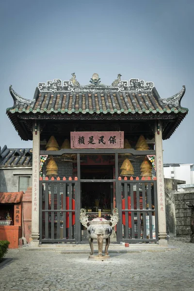 Temple Na Tcha petit monument du sanctuaire chinois à Macao Chine — Photo