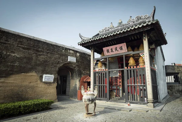 Na Tcha Temple liten kinesisk helgedom landmärke i Macau Kina — Stockfoto