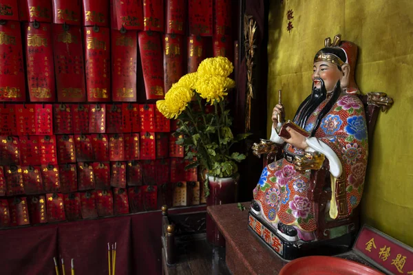 Petit sanctuaire traditionnel chinois dans un temple a-ma Macao Chine — Photo