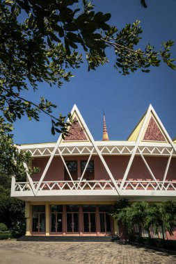 Phnom penh şehir kamboçya Chaktomuk Konferans Salonu mimari dönüm noktası bina