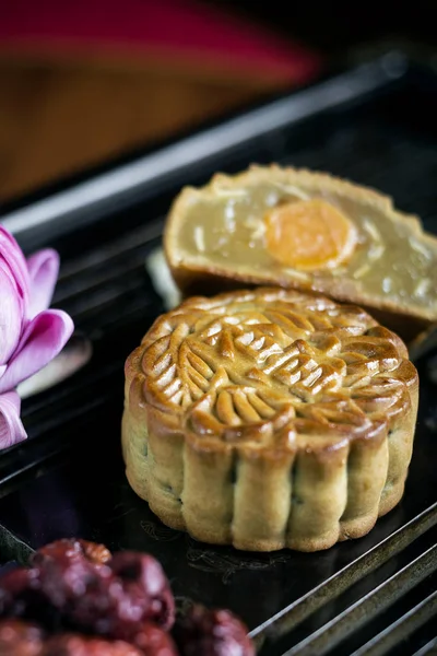 geleneksel Çin mooncakes şenlikli tatlı gıda closeup