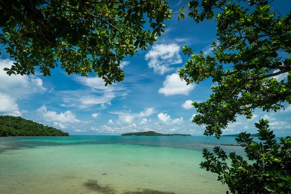 Vista Sulla Spiaggia Sulla Costa Meridionale Dell Isola Koh Kiev — Foto Stock