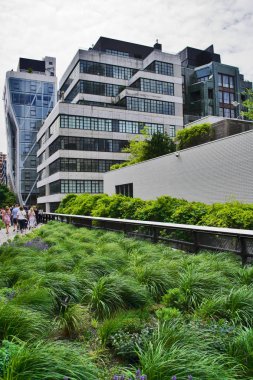 Manhattan, new york yüksek çizgi görünümü.