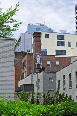 Manhattan, new york yüksek çizgi görünümü.