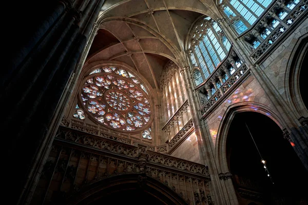 Зірковими собор Святого Віта в Празі, Чеська Республіка — стокове фото