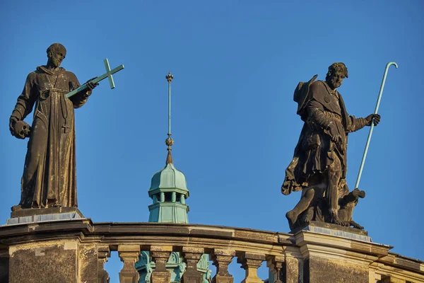 Luoghi di interesse della Sassonia Germania - elegante città barocca Dresda, popolare attrazione turistica — Foto Stock