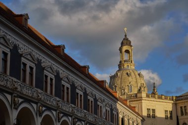Saksonya Almanya - zarif Barok şehir Dresden, popüler turistik cazibe yerlerinden