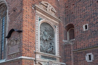 Wawel Royal Castle, Krakow, Polonya eski kilise katedral