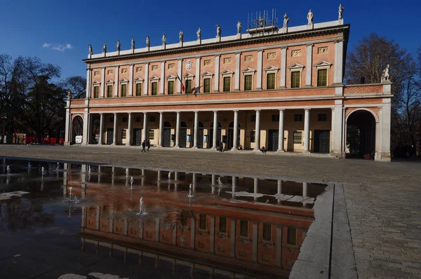 Reggio Emilia Włochy Około Marca 2018 Teatru Valli — Zdjęcie stockowe