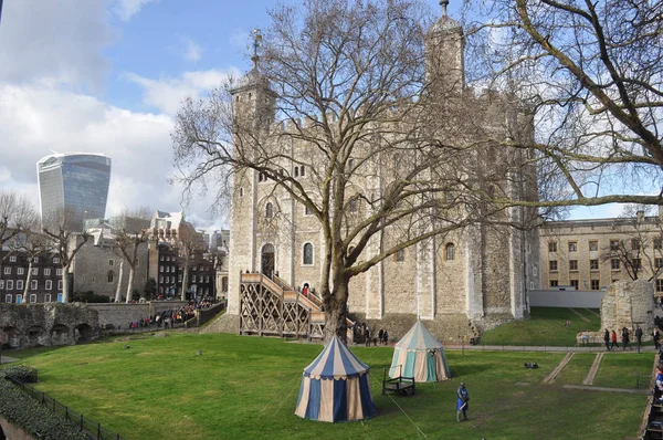 Yaklaşık Şubat 2018 Londra Ngiltere Londra Kulesi — Stok fotoğraf