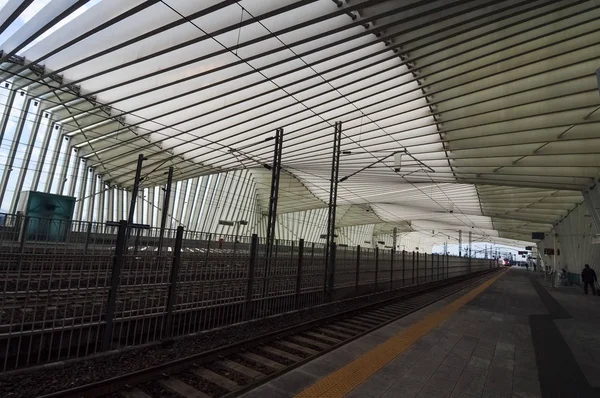 Reggio Emilia Italy March Circa 2018 Stasiun Kereta Api Santiago — Stok Foto